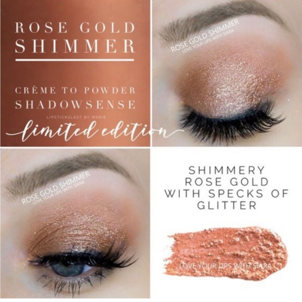 Senegence Shadowsense- ROSE GOLD GLITTER